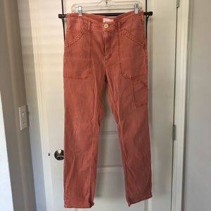 Anthropologie cargo straight leg pants